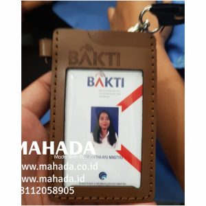 id card holder kulit custom